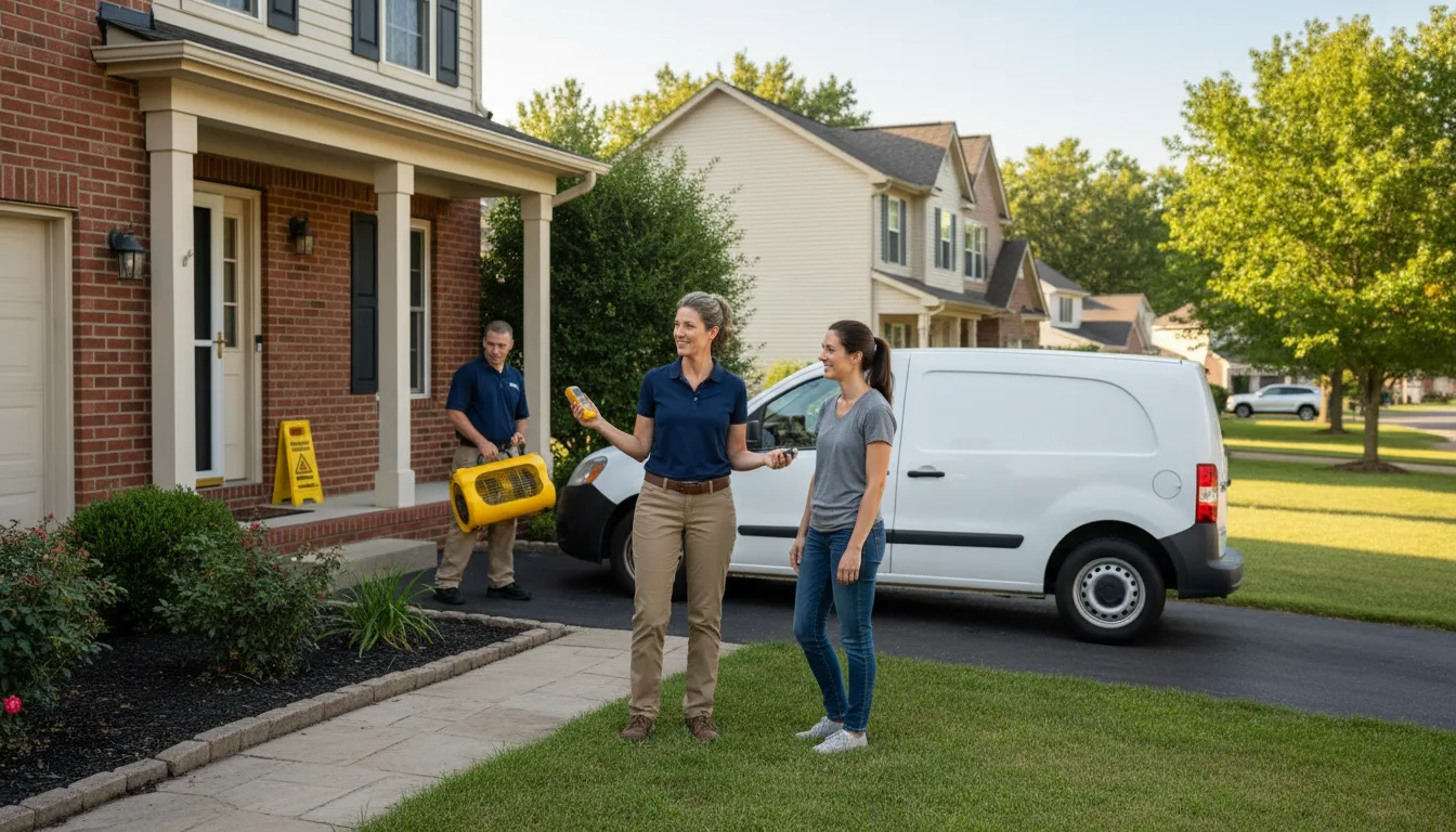 Water restoration image for Flood Water Cleanup, Removal And Restoration Services in Necedah, WI